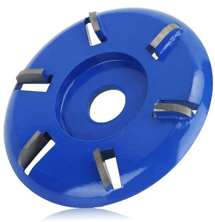 6 Teeth Wood Carving Disc Grinder Wheel 16mm Carving Shaping Disk Wood Turbo Carving Disc Curve Chainsaw Wheel Tool