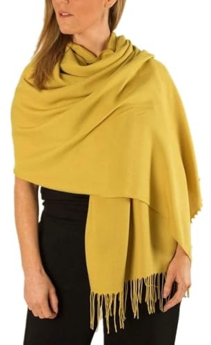 Jnidesier Pashmina-Schals, extrem weiche Kaschmir-Feel-Umhänge, übergroßer Deckenschal mit Quasten für Frauen, gemütlich und warm