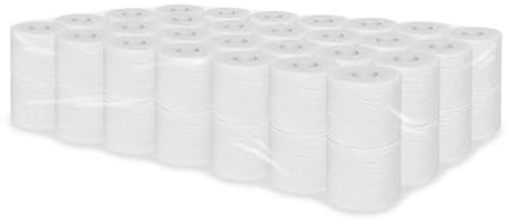 VEPATIM 56 Rollen Toilettenpapier WC-Papier 3-lagig TP Neutral 250 Blatt