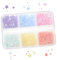 SOESFOUFU Flower Nail Charms Decorative Nail Flowers for Manicure Compartment Box Easy to Apply