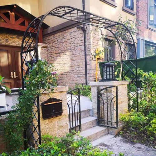 Gartenlaube, Torbogen für Hochzeitszeremonie, Party, großes Gartenspalier, Pergola, strapazierfähig, Vollmaschig, Breite 140/180/220/260/300 cm