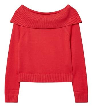 s.Oliver Strick-Pullover mit Off-Shoulder-Ausschnitt