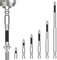 High Magnetic Screwdriver Drill Bit Set, 6pcs Electric Precision Screwdriver Set, Anti-Slip High-Hardness S2 Alloy Steel Bits Set Compatible with Electric Drill and Driver Tools (25/50/65/70/90/150mm)