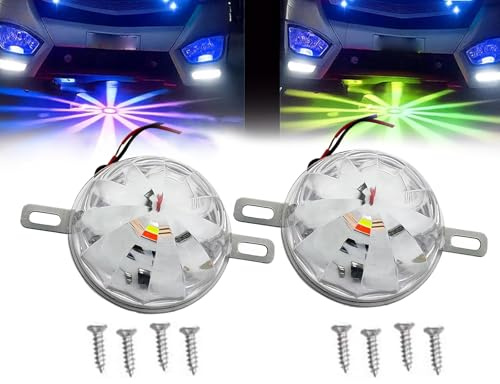Universal Waterproof LED Chassis Lights, Wasserdichte LED Bodenbeleuchtungs, Hochhelle Multifunktionale Neon Unterbodenbeleuchtung, RGB Mehrfarbige Unterbodenleuchten für Dekoration (2PCS)