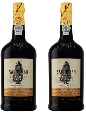 Sandeman | Imperial Tawny Port Wine Portuguese Port 20% ABV | 2 x 75cl | Shows dried fruits, toasted nuts and fresh vanilla aromas, with a balanced finish for food pairing or relaxed serving.