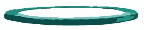 Unbekannt Toys World 310115 Superior Umrandung Randpolster 366 cm für Trampoline Rubber/Rubber