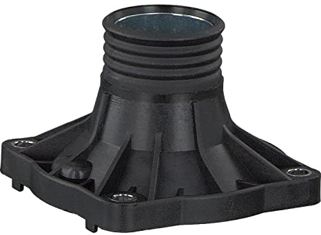 febi bilstein 23739 Thermostatgehäuse ohne Dichtring, 1 Stück | Kompatibel mit: BMW 5, 5 Touring, 7, 7, 8