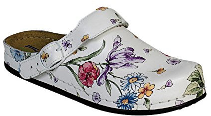 AWC-Footwear Deko-Line - Blumenmuster, Unisex Arbeitsschuhe, Mehrfarbig (mehrfarbig mehrfarbig), 37 EU (4 UK)