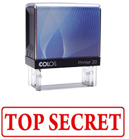 TOP SECRET Selbstfarber Stempel Individuelle Colop Buro Stationar P20 Mini Stamper