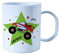 The Supreme Gift Company Personalised Plastic Unbreakable Kids Cup, Toddler Cup Monster Truck Theme