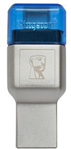 Kingston MobileLite Duo 3C microSD Reader (mit dualer Schnittstelle USB-A und C)