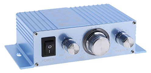 MagiDeal 2 Channel Car Mini Amplifier 12V 180W+180W Stereo Aux Speaker Amp Accessories Clear Sound