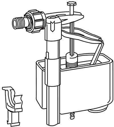 Valsir - Robinet Flotteur pour réservoir Cubik - FONROVS0865803
