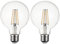 SD LUX E27 LED Bulbs Globe Vintage Filament Led Light Bulbs 8W 850LM(Equal. 75W) G95 No Flicker Edison Screw LED Bulbs, 2700K,Non-dimmable, 2 Packs(G95-E27)