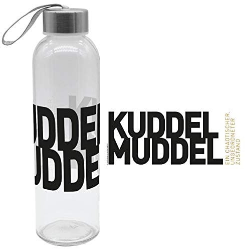 infinite by GEDA LABELS (INFKH) Trinkflasche Kuddelmuddel Glas 500ml