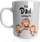 Print Maniacs Personalised Fathers Day Mug Gift Dad Uncle Grandad Christmas Birthday New Born First 1 Monkey (Dad)