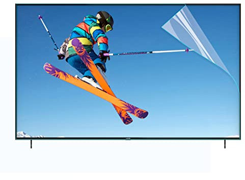 JHZDX Film Anti-reflet TV pour 43 50 55 65 75, Filtre De Lumière Bleue Protection D'écran TV Protection Matte Anti-reflet Et Aide à Mieux Dormir,65(1440 * 809mm)