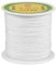 Craftdady 150yards 0.5mm Nylon Cord Braided Beading Thread Chinese Knotting Macrame Rope Cord String for DIY Bracelet Necklace Jewelry Making, White