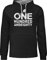 Pullover Herren Frauen Hoodie Kontrast zweifarbig - One Hundred and Eighty - weiß - XL - Schwarz/Grau meliert - Sport Dart Pulli Darts Hoodies Damen