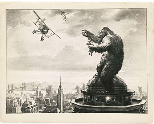 French Unicorn Poster King Kong, Fantasy-Film, Retro, Kino, Vintage, 3