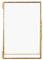 Buachois Metall Bilderrahmen, Gold Metallrahmen, 15x20 cm Fotorahmen Retro Vintage Schwebender Bilderrahmen Geometrischer Tisch Halter Desktop Streifen Fotorahmenhalterung für Fotowand Bildergalerie