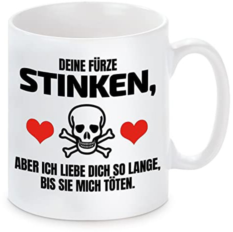 Tasse mit Motiv - Deine Fürze stinken