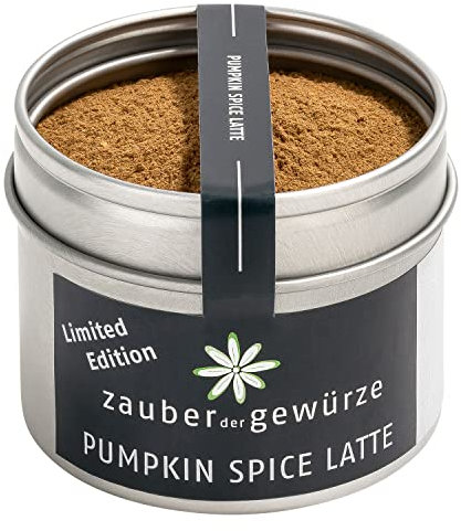 Zauber der Gewürze Pumpkin Spice - Pumpkin Pie Spice mit Zimt, Ingwer und Bourbon Vanille, perfekt für Pumpkin Spice Latte, Pumpkim Spice Sirup und Kürbiskuchen, 45 g