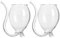 Glass Mugs 2pcs Vampire Wine Cup Red Wine Filter with Drinking Tube Straw Wine Decanter Mugs Cocktail Glasses for Home Bar Party Club 300ml Wine Sipper Wine Sipper Glass