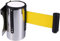Einziehbares Warteschlangenband, an der Wand montiertes Barriere-Warteschlangenseil, Sicherheitsbarrieregürtel, for Hotelrestaurants, Kinos, öffentliche Gebäude (Color : Yellow)