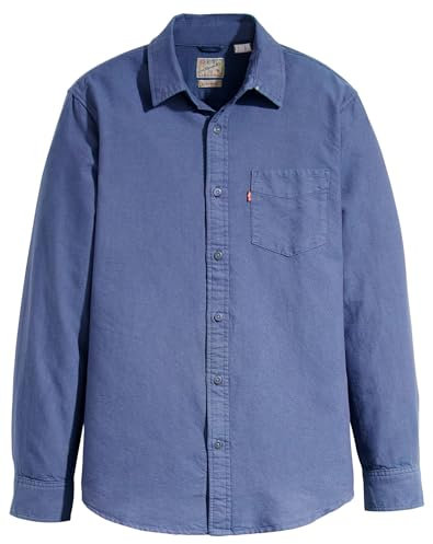 Levi's Herren Sunset 1-Pocket Standard Hemd,Polson Costal Fjord,M