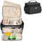 Luxja Breast Pump Bag for Spectra S1 and S2, Pumping Bag for Breast Pump and Extra Parts (Suitable for Home or Travel Use), Black