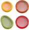 4 Piece Onion Storage and Avocado Saver Fresh Stretch Pod Tomato Saver Fruit and Vegetable Storage Containers Set for Red Onion, Guacamole, Lemon Tomato Saver and Storage Keeper ​