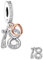 18th Birthday Charm Pandora Compatible Genuine 925 Silver & Rose Gold Daughter Dangle