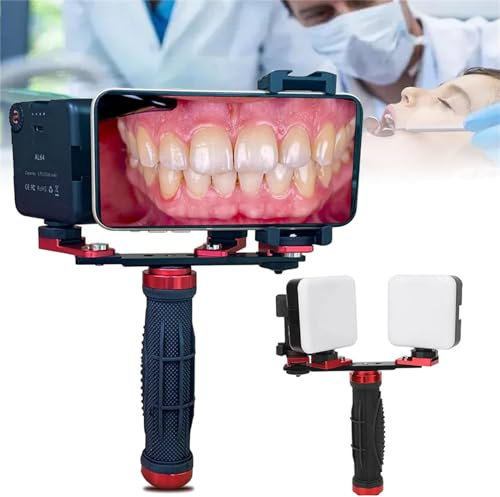 HEAXIY Dental Mobile Photography Light, Professional Fill Light Aid Oral Camera Photo Video Flashlight for Dentistry (3000-6000K)