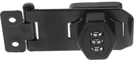 Homoyoyo 1ensemble Serrure À Combinaison Pour Armoire Verrou De Sécurité Pour Casiers Code Numérique Installation Facile Verrou Anti-vol Pour Meubles Et Portes