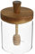 ABOOFAN Pot À Miel En Verre Transparent Avec Couvercle En Bois Et CuillèRe - RéCipient Pratique Pour Miel Sirop Et Confitures Design ÉLéGant Pour Cuisine