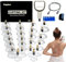 Cupluw Ensemble de ventouses 24 ventouses pour thérapie de massage, kit de thérapie chinoise avec magnétique, kit de ventouses professionnelles pour réduire la cellulite et soulager les douleurs