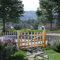 Tidyard Portillon Simple de Clôture Bois de noisetier 100x60 cm, Portail de Jardin, Porte de Jardin, Porte de Clôture Décorative pour Exterieur
