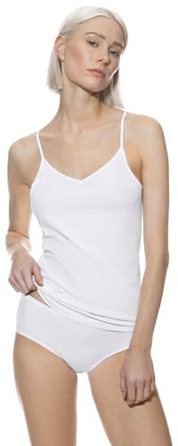 Mey Damen Spaghetti-Top Baumwolle Serie Comfort Cotton | Schmale Passform, Rundhalsausschnitt, Spaghetti-Träger, Eng anliegendend, Natürliches Tragegefühl, Gr. XS-XXL