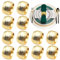 Fractoluxe Serviettenringe Gold 12 Stück Elegante Metall Serviettenring Serviettenschnallen Blätter Serviettenring Gold Napkin Rings für Tischdekoration Weihnachten Thanksgiving Hochzeitsfeier