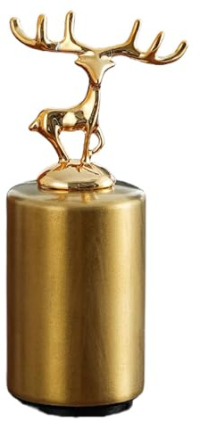 Vriusi Automatischer Flaschenöffner, Elektrischer Kronkorkenöffner, Elch-Design Flaschenöffner, Edelstahl Flaschenöffner, Magnetischer Dosenöffner, Bar Flaschenöffner, Stilvoller Elchöffner, Tragbarer