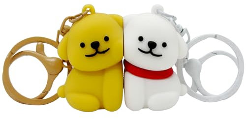 DLAIUSMALL 1 Paar Magnetischer Schlüsselanhänger Personalisiert,Partner Schlüsselanhänger (Dog-Key)