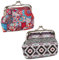 SIRLOMU 2 Articles Porte-Monnaie Femme, Mini Porte Monnaie, Petit Porte Monnaie, Agneau Souple, Fermoir Clic Clac, Compartiment Fermeture, Couleurs au Choix，Style bohème