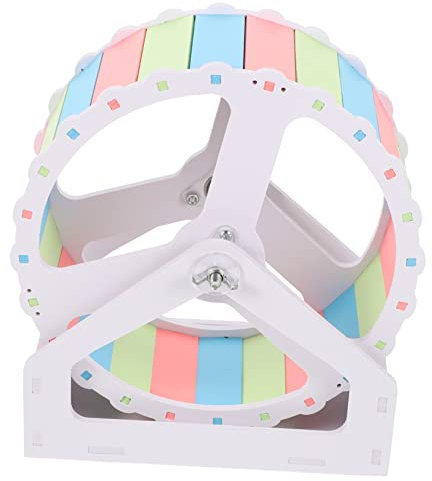 FONDOTIN Großes Hamsterrad Leise Geräuscharm Metall Laufrad Für Hamster Chinchilla Igel Kleintiere Trainingsrad Zubehör