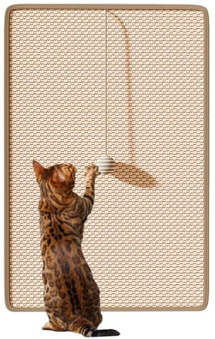 Katzen Kratzbrett,Eck Kratzbrett Für Kitten Mit Spielbällen