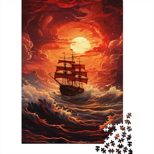 1000-teilige Puzzles für Erwachsene, Puzzles mit dem Motiv „Der Kater mit Hut“ für Erwachsene, Lernspiele aus Holz für Erwachsene