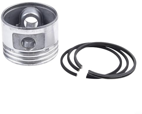 Metall Luftkompressor Kolben mit Kolbenringen Kompatibel mit Kolbentyp Luftpumpen Ersatzteile für Effiziente Luftkompression (48 Kolben 48 Ringe)