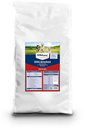 LEXA DOG® Brocken Rind & Reis 15 kg Sack