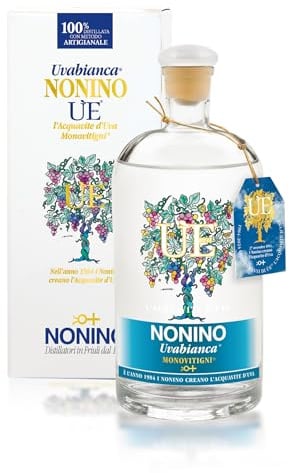 NONINO Grappa Ue Uvabianca Monovitigni 38% vol (1 x 0.7 l) | In Geschenkpackung