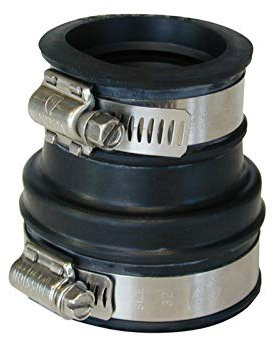 Rohrverbinder Übergangsstück 24-32 zu 42-50 Reduziermuffe Flexmuffe Muffe 316783